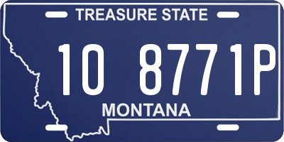 MT license plate 108771P