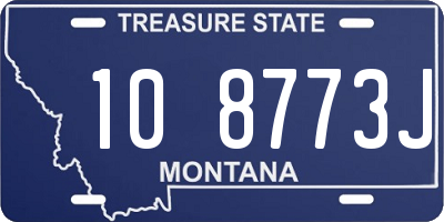 MT license plate 108773J