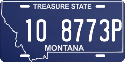 MT license plate 108773P