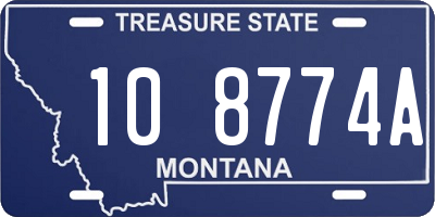 MT license plate 108774A