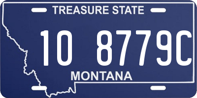 MT license plate 108779C