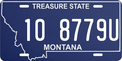 MT license plate 108779U