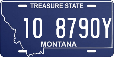 MT license plate 108790Y