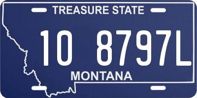 MT license plate 108797L