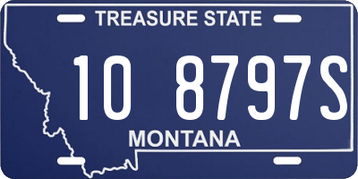 MT license plate 108797S