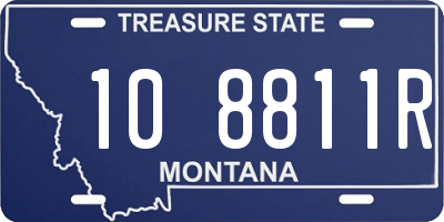 MT license plate 108811R