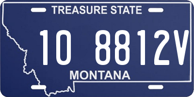 MT license plate 108812V