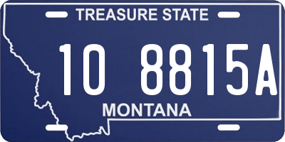 MT license plate 108815A