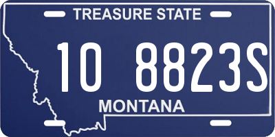 MT license plate 108823S