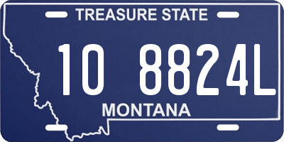 MT license plate 108824L