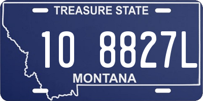 MT license plate 108827L