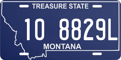 MT license plate 108829L