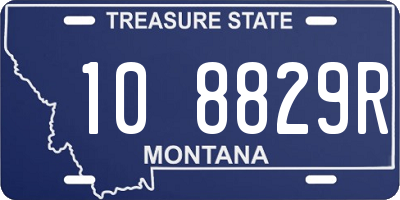 MT license plate 108829R