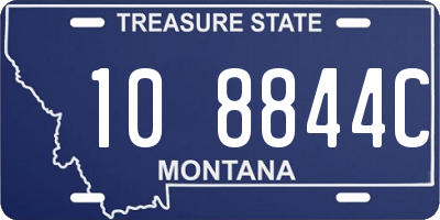 MT license plate 108844C