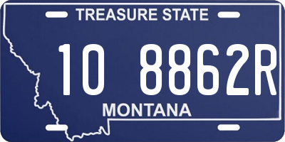 MT license plate 108862R