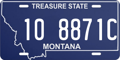 MT license plate 108871C