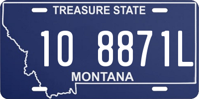 MT license plate 108871L