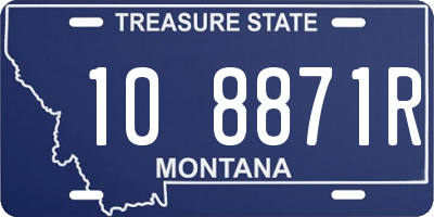 MT license plate 108871R