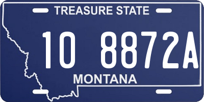 MT license plate 108872A