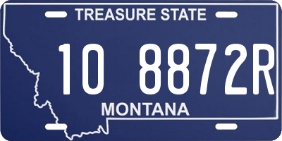 MT license plate 108872R