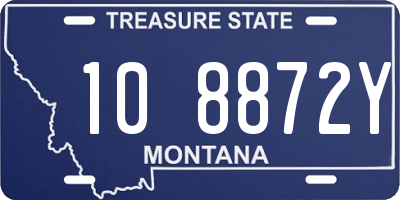 MT license plate 108872Y