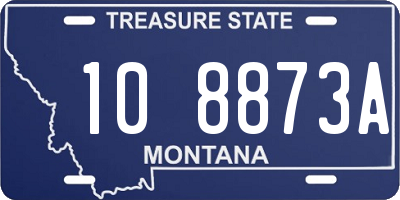 MT license plate 108873A