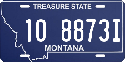 MT license plate 108873I