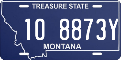 MT license plate 108873Y