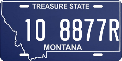 MT license plate 108877R