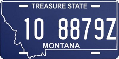 MT license plate 108879Z