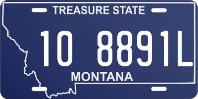 MT license plate 108891L