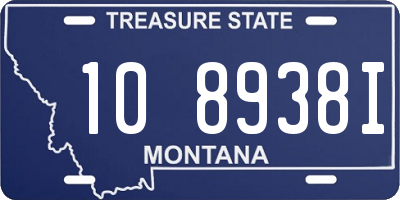 MT license plate 108938I