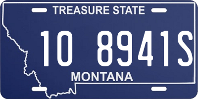 MT license plate 108941S