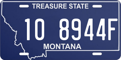 MT license plate 108944F