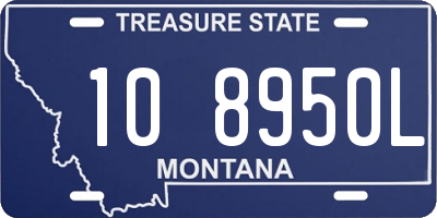 MT license plate 108950L