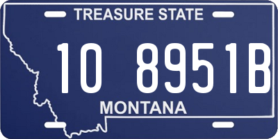 MT license plate 108951B