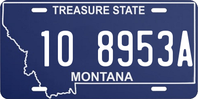 MT license plate 108953A