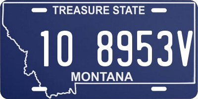 MT license plate 108953V