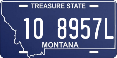 MT license plate 108957L