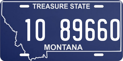 MT license plate 108966O