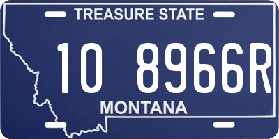 MT license plate 108966R