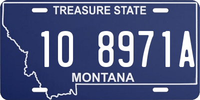 MT license plate 108971A