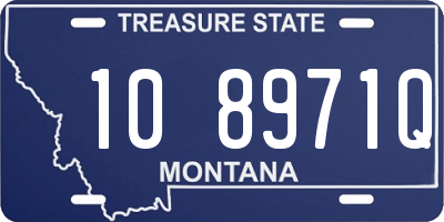 MT license plate 108971Q