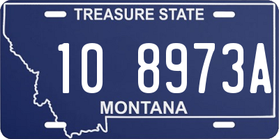 MT license plate 108973A