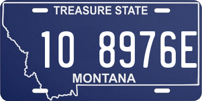 MT license plate 108976E