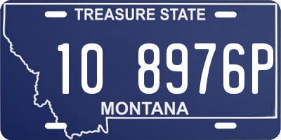 MT license plate 108976P