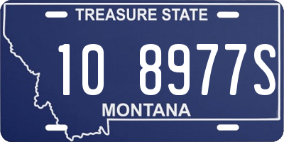 MT license plate 108977S