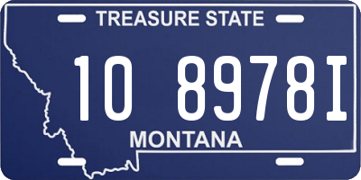 MT license plate 108978I