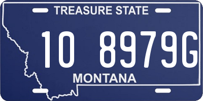 MT license plate 108979G