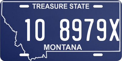 MT license plate 108979X